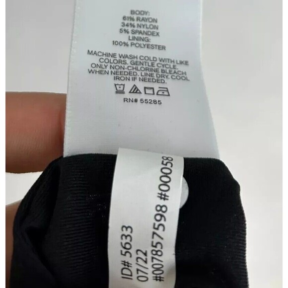 Express Women Asymmetrical Mock Neck One Shoulder Maxi Sheath Dress Black Size S - Picture 11 of 12